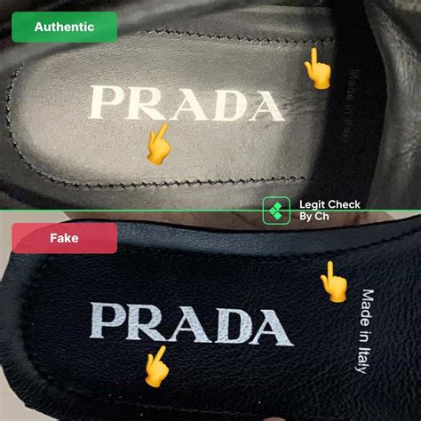 authentic real prada logo|prada authenticity check.